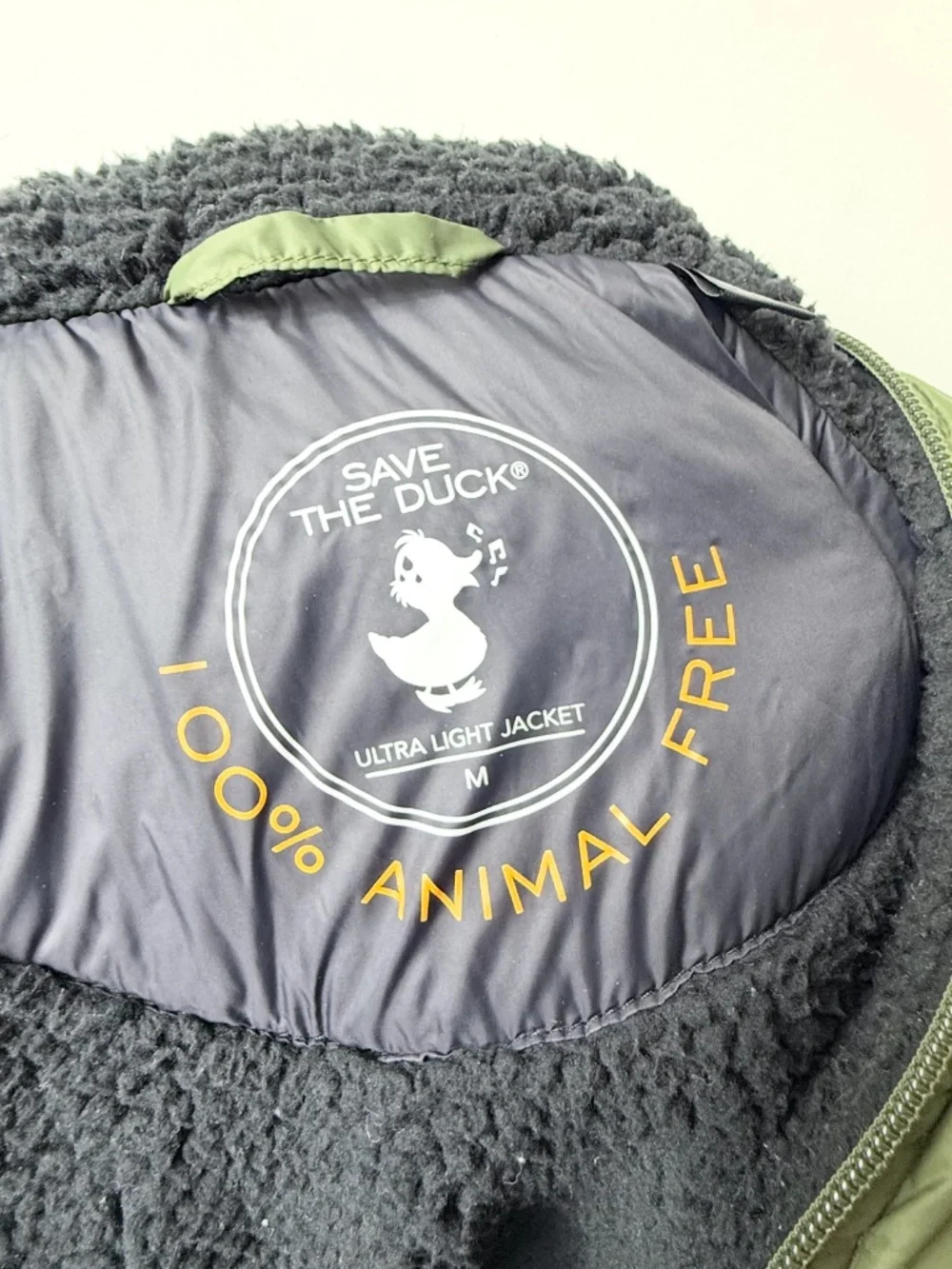 Save the Duck Puffer Jacket Men's Size Medium Winter Cozy (NOTE FLAW)